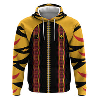 Hawaii Ahu Ula Inspired Zip Hoodie Black Version LT05 Zip Hoodie Black - Polynesian Pride