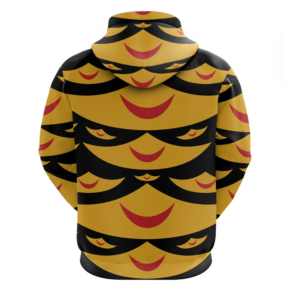Hawaii Ahu Ula Inspired Zip Hoodie Black Version LT05 - Polynesian Pride