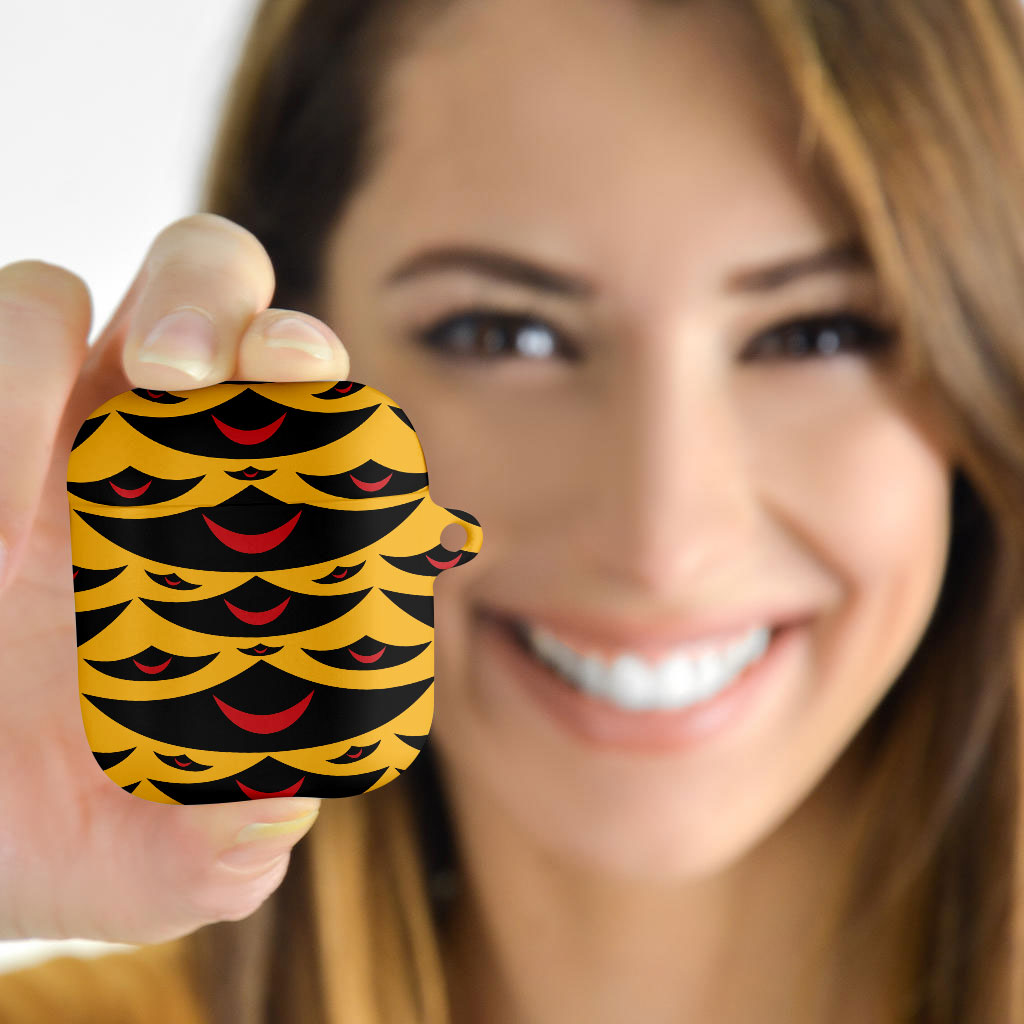 Hawaii Ahu Ula Inspired AirPods Case Yellow Version LT05 - Polynesian Pride