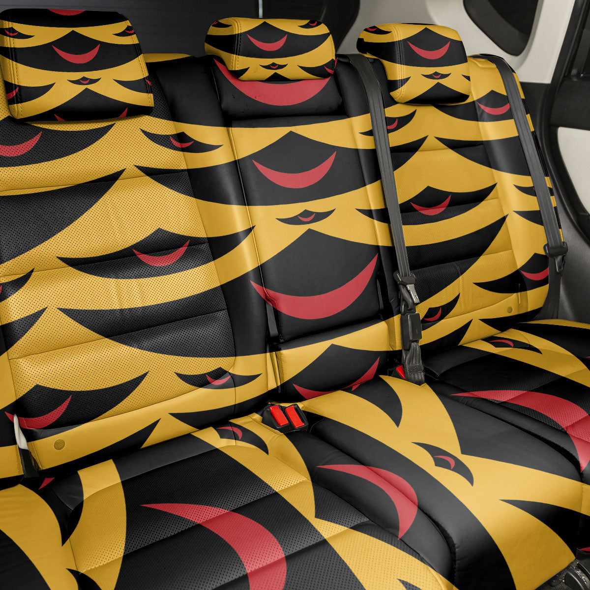 Hawaii Ahu Ula Inspired Back Car Seat Cover Yellow Version LT05 - Polynesian Pride