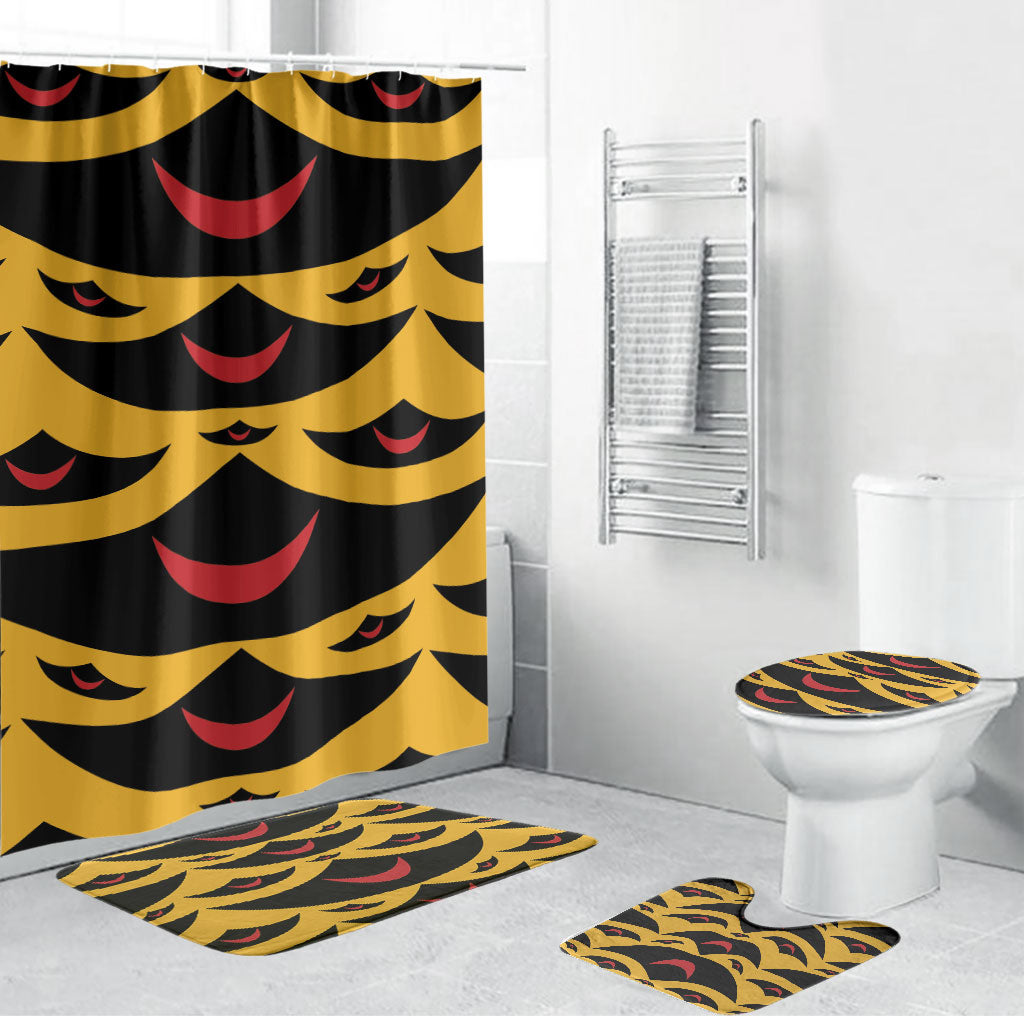 Hawaii Ahu Ula Inspired Bathroom Set Yellow Version LT05 Bathroom Set (4 pcs) Yellow - Polynesian Pride