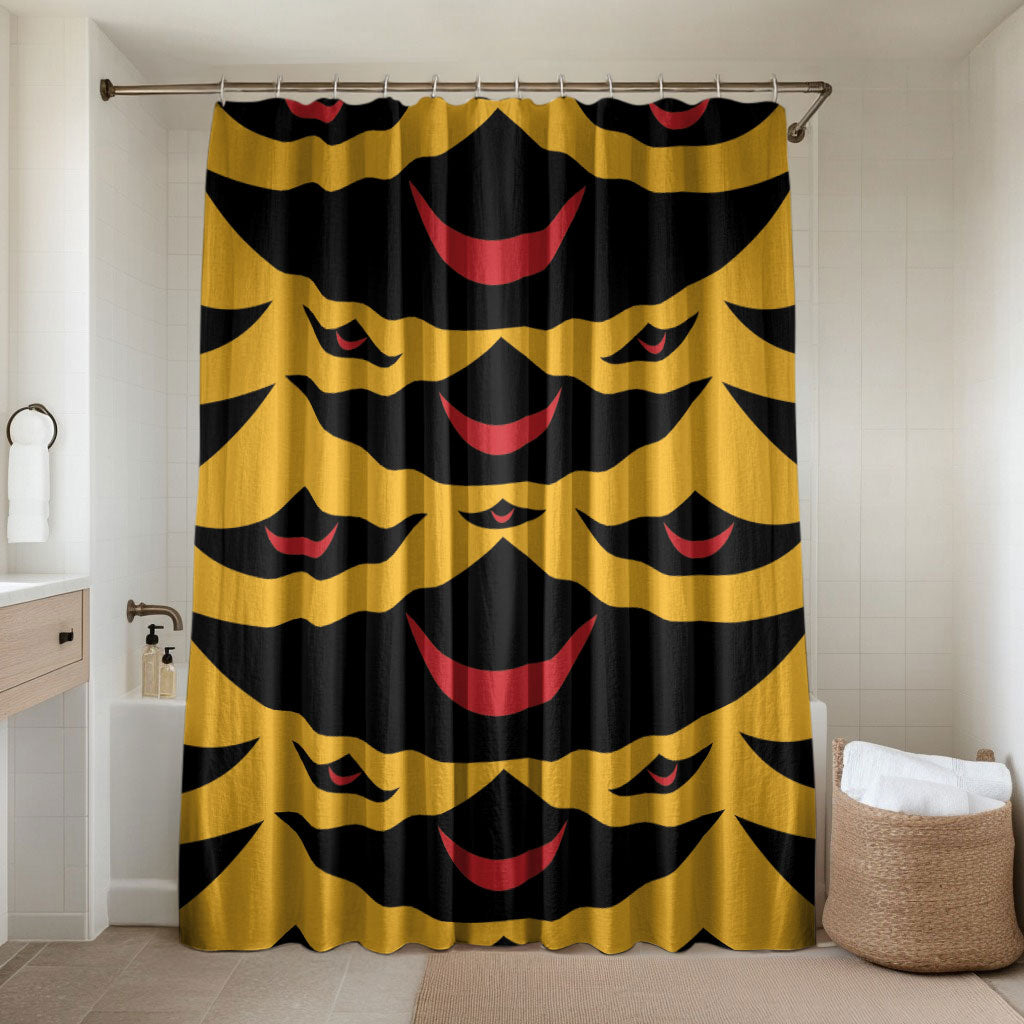 Hawaii Ahu Ula Inspired Bathroom Set Yellow Version LT05 Shower Curtain Only Yellow - Polynesian Pride