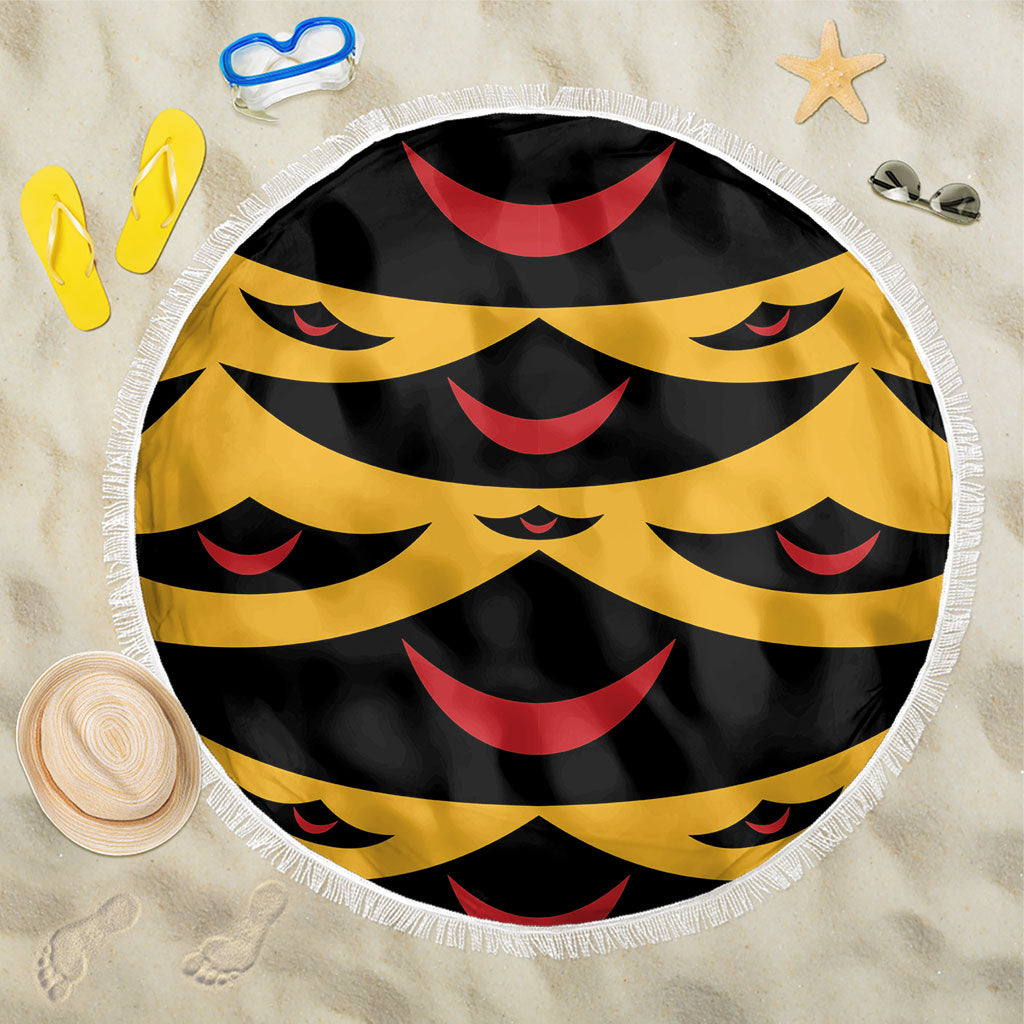Hawaii Ahu Ula Inspired Beach Blanket Yellow Version LT05 One Size 150cm Yellow - Polynesian Pride