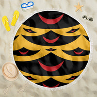 Hawaii Ahu Ula Inspired Beach Blanket Yellow Version LT05 One Size 150cm Yellow - Polynesian Pride