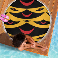 Hawaii Ahu Ula Inspired Beach Blanket Yellow Version LT05 - Polynesian Pride
