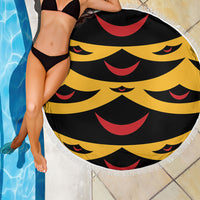 Hawaii Ahu Ula Inspired Beach Blanket Yellow Version LT05 - Polynesian Pride