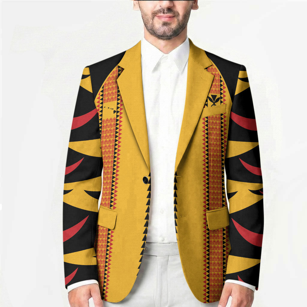 Hawaii Ahu Ula Inspired Blazer Yellow Version LT05 - Polynesian Pride