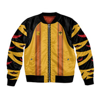 Hawaii Ahu Ula Inspired Bomber Jacket Yellow Version LT05 Unisex Yellow - Polynesian Pride