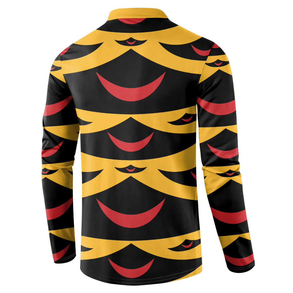 Hawaii Ahu Ula Inspired Button Sweatshirt Yellow Version LT05 - Polynesian Pride