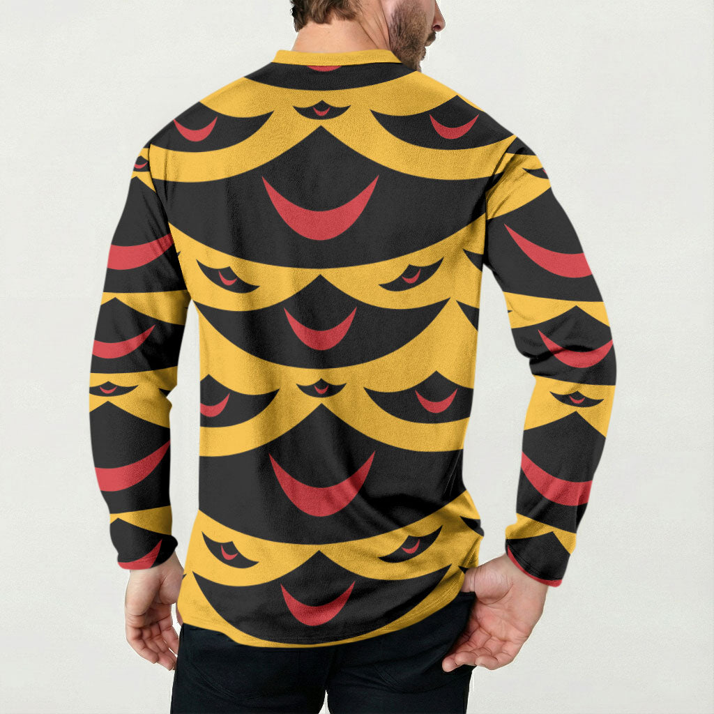 Hawaii Ahu Ula Inspired Button Sweatshirt Yellow Version LT05 - Polynesian Pride