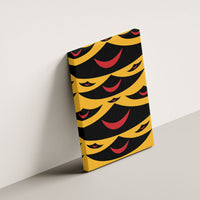 Hawaii Ahu Ula Inspired Canvas Wall Art Yellow Version LT05 - Polynesian Pride