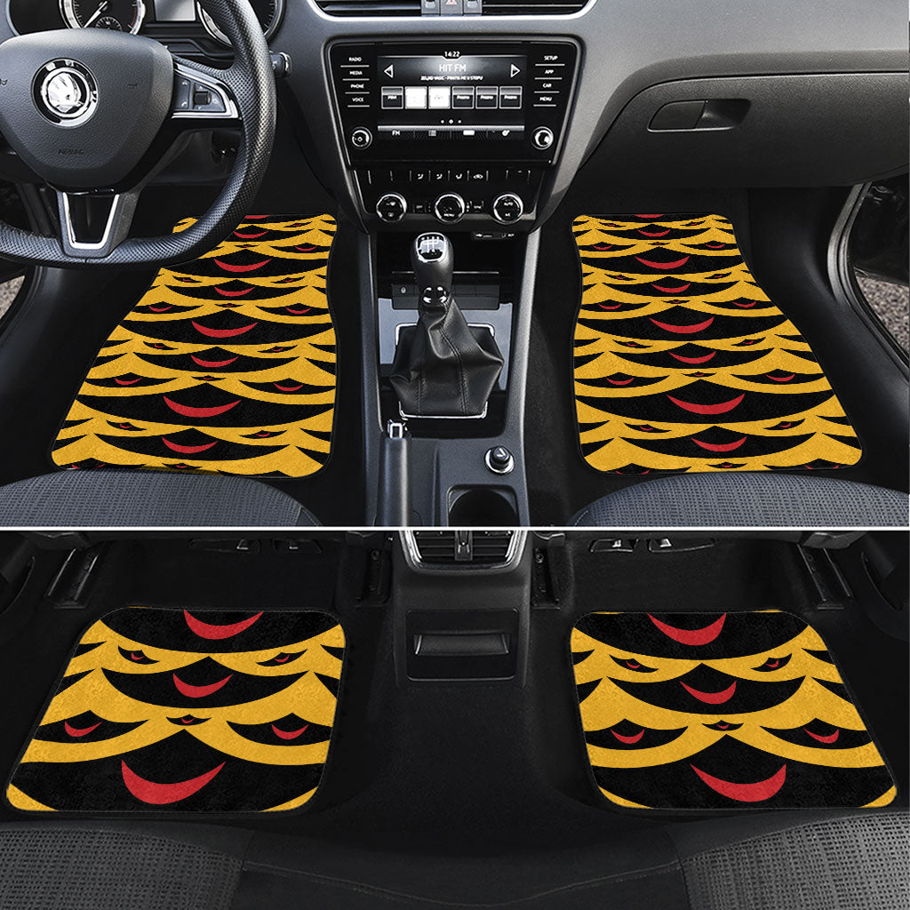Hawaii Ahu Ula Inspired Car Mats Yellow Version LT05 Set 4pcs Yellow - Polynesian Pride