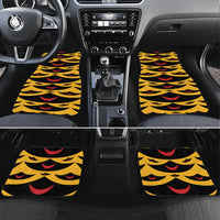 Hawaii Ahu Ula Inspired Car Mats Yellow Version LT05 Set 4pcs Yellow - Polynesian Pride