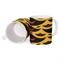 Hawaii Ahu Ula Inspired Ceramic Mug Yellow Version LT05 - Polynesian Pride