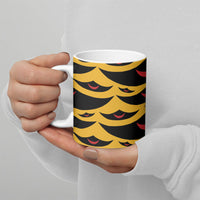 Hawaii Ahu Ula Inspired Ceramic Mug Yellow Version LT05 - Polynesian Pride