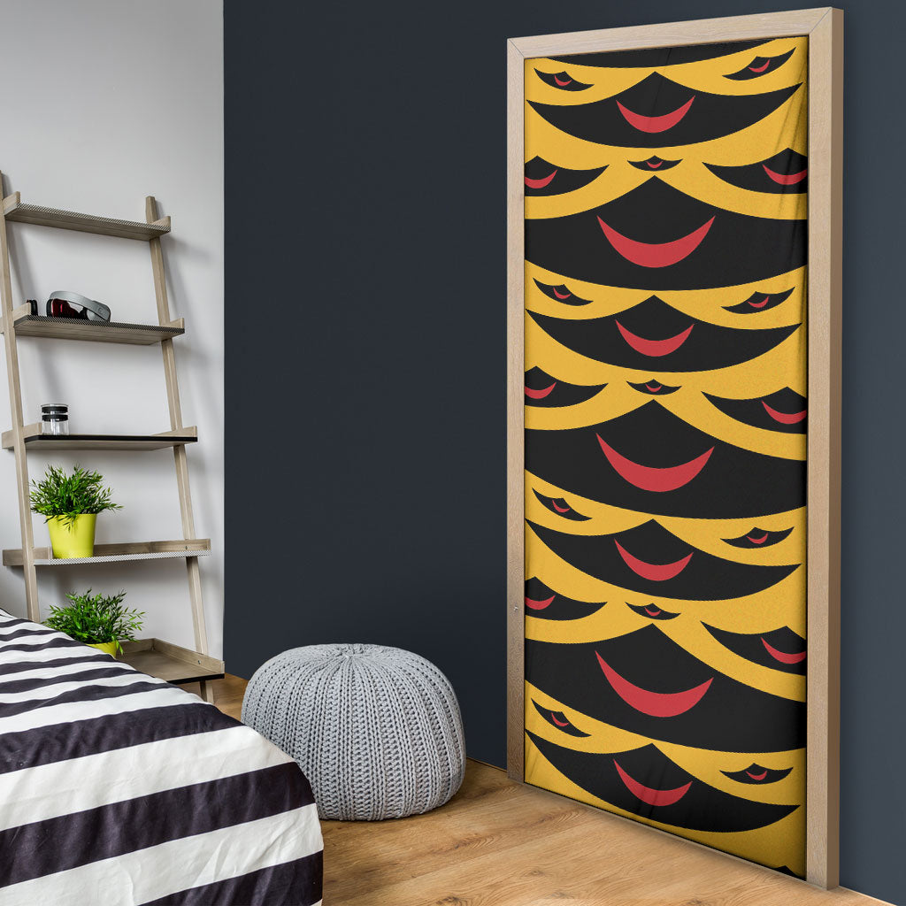 Hawaii Ahu Ula Inspired Door Cover Yellow Version LT05 - Polynesian Pride