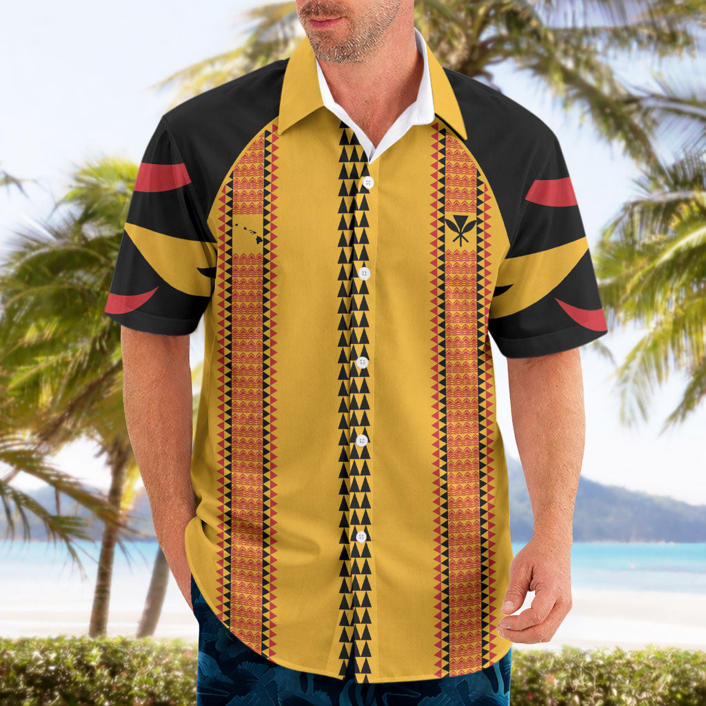 Hawaii Ahu Ula Inspired Hawaiian Shirt Yellow Version LT05 - Polynesian Pride