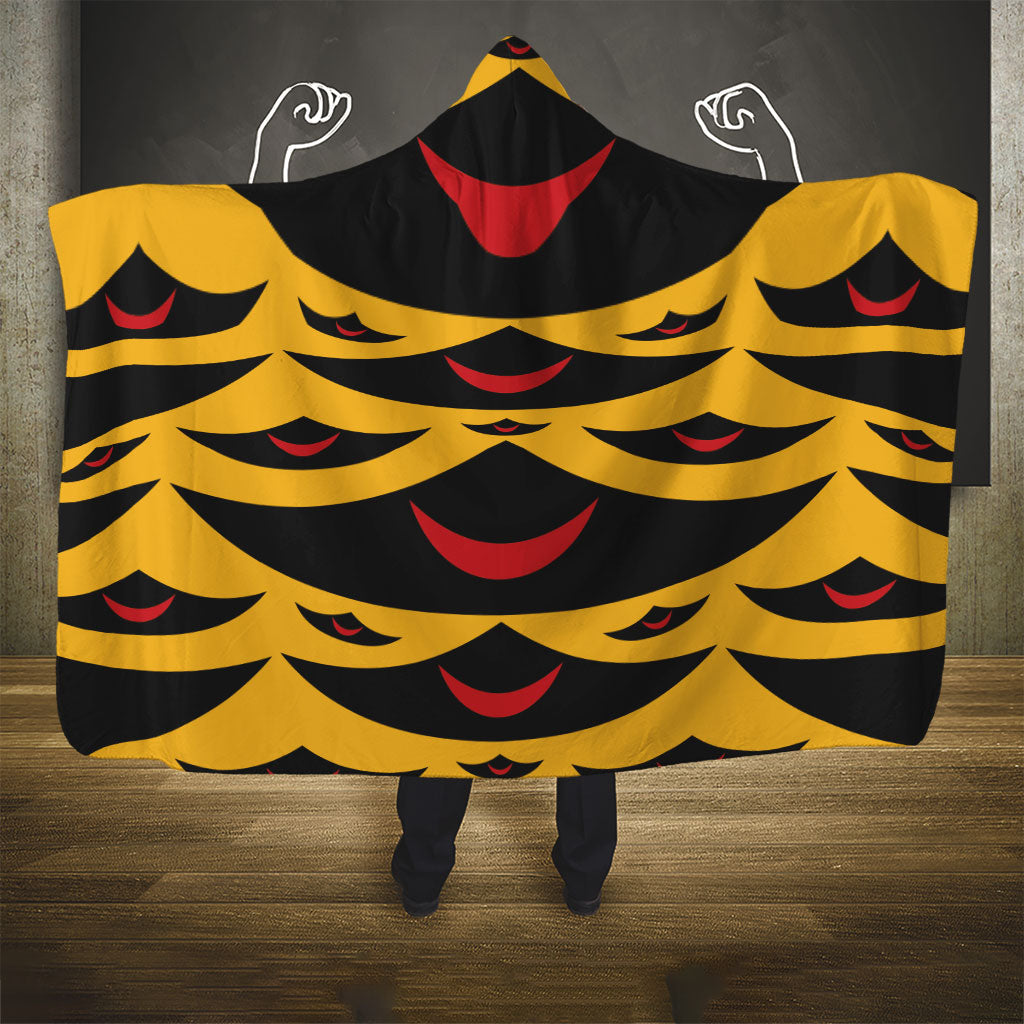 Hawaii Ahu Ula Inspired Hooded Blanket Yellow Version LT05 - Polynesian Pride