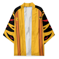 Hawaii Ahu Ula Inspired Kimono Yellow Version LT05 Unisex Yellow - Polynesian Pride