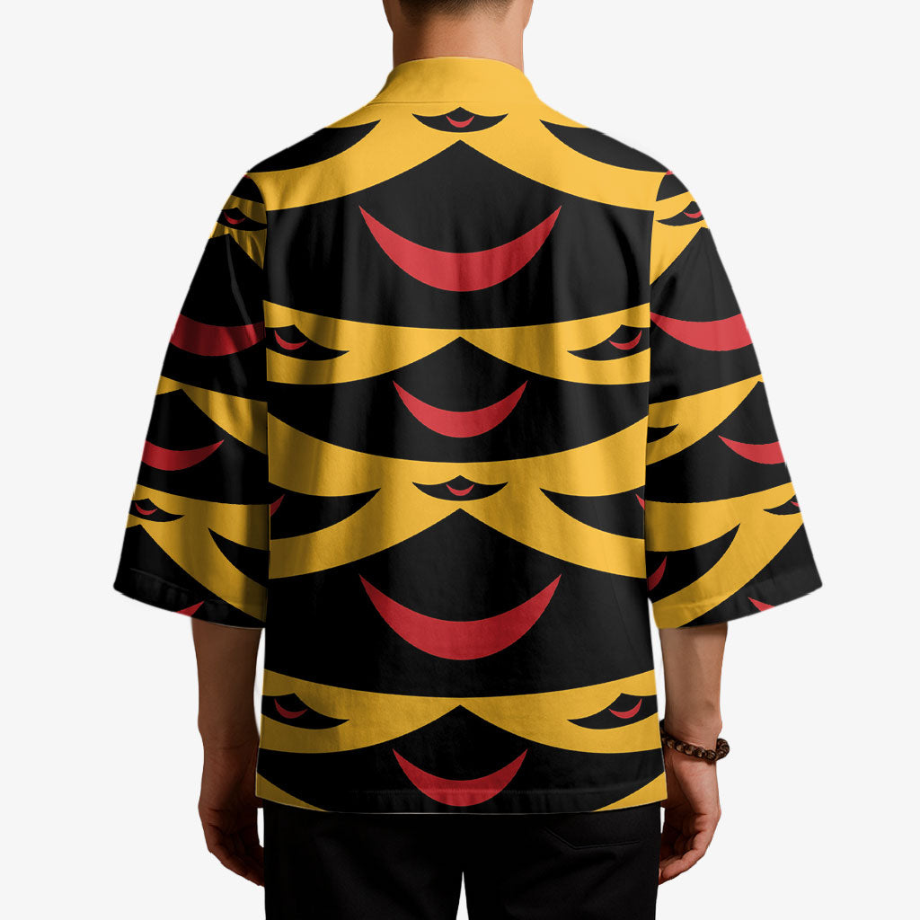 Hawaii Ahu Ula Inspired Kimono Yellow Version LT05 - Polynesian Pride