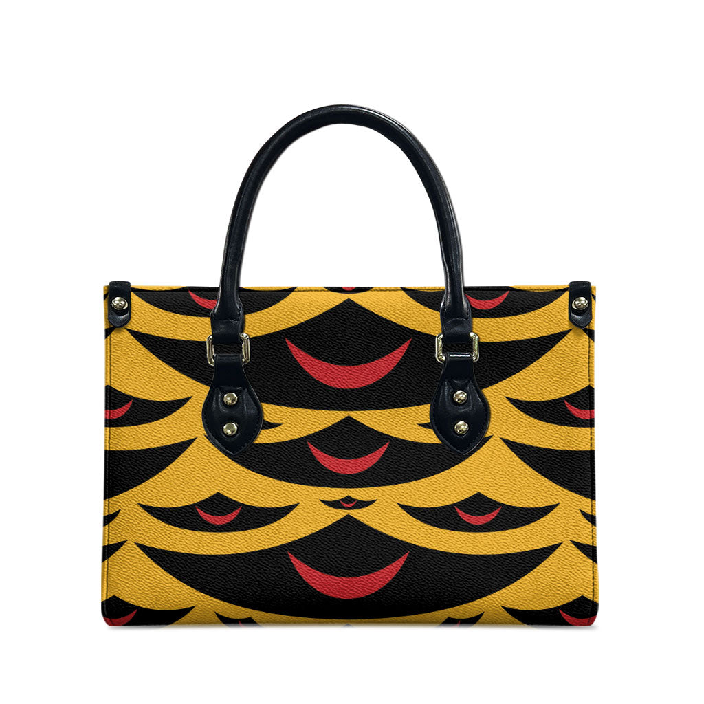Hawaii Ahu Ula Inspired Leather Bag Yellow Version LT05 - Polynesian Pride