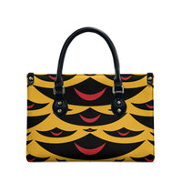 Hawaii Ahu Ula Inspired Leather Bag Yellow Version LT05 - Polynesian Pride