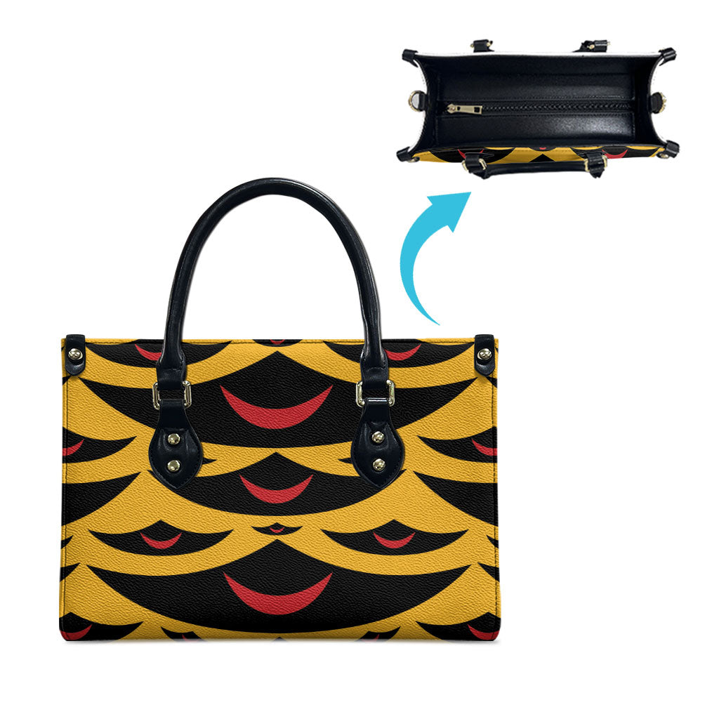 Hawaii Ahu Ula Inspired Leather Bag Yellow Version LT05 - Polynesian Pride