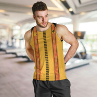 Hawaii Ahu Ula Inspired Men Tank Top Yellow Version LT05 Yellow - Polynesian Pride