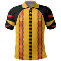 Hawaii Ahu Ula Inspired Polo Shirt Yellow Version LT05 Yellow - Polynesian Pride