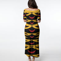 Hawaii Ahu Ula Inspired Puletasi Yellow Version LT05 - Polynesian Pride