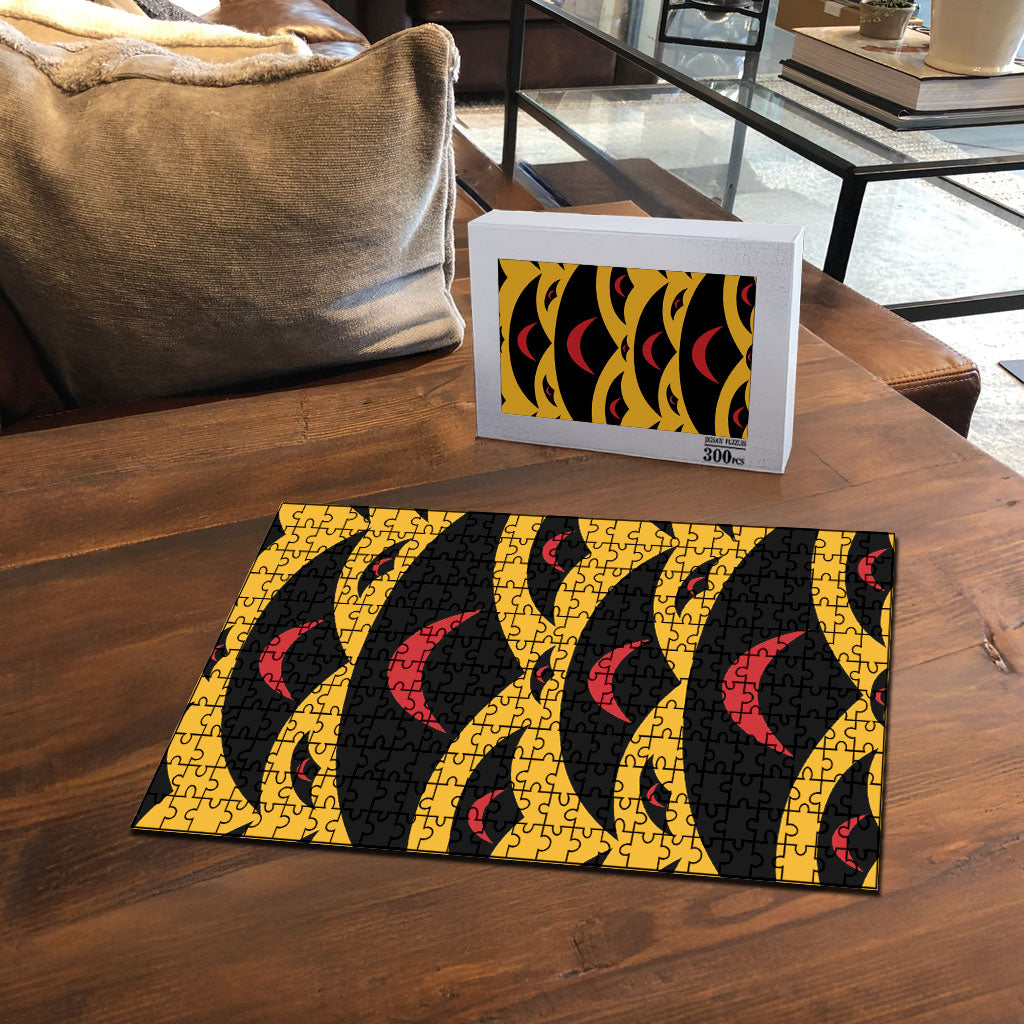 Hawaii Ahu Ula Inspired Puzzle Yellow Version LT05 - Polynesian Pride