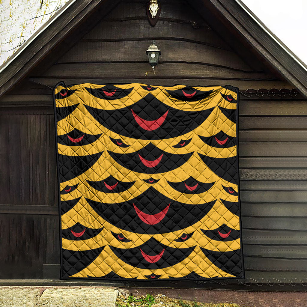 Hawaii Ahu Ula Inspired Quilt Yellow Version LT05 - Polynesian Pride