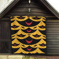 Hawaii Ahu Ula Inspired Quilt Yellow Version LT05 - Polynesian Pride