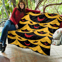Hawaii Ahu Ula Inspired Quilt Yellow Version LT05 - Polynesian Pride