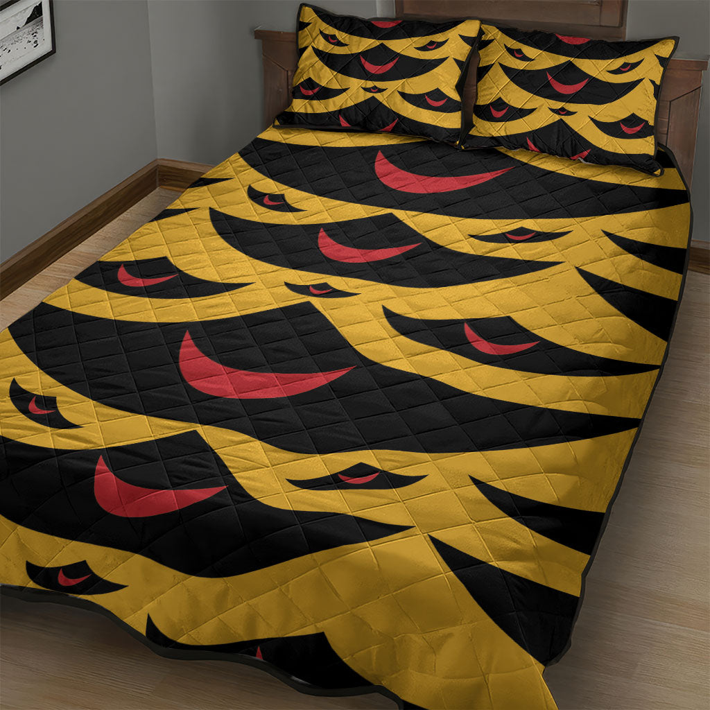 Hawaii Ahu Ula Inspired Quilt Bed Set Yellow Version LT05 - Polynesian Pride
