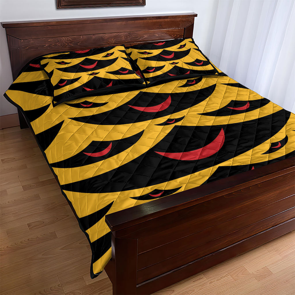 Hawaii Ahu Ula Inspired Quilt Bed Set Yellow Version LT05 - Polynesian Pride