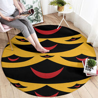 Hawaii Ahu Ula Inspired Round Carpet Yellow Version LT05 - Polynesian Pride