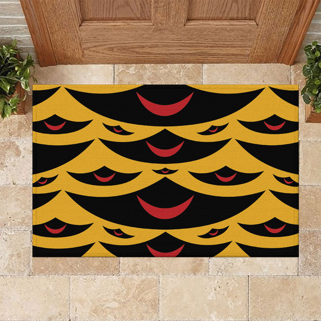 Hawaii Ahu Ula Inspired Rubber Doormat Yellow Version LT05 Yellow - Polynesian Pride