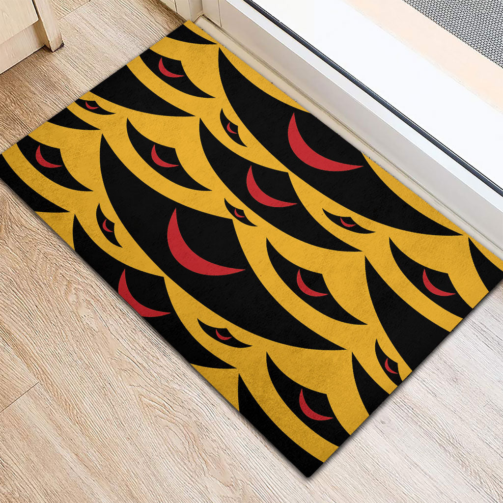 Hawaii Ahu Ula Inspired Rubber Doormat Yellow Version LT05 - Polynesian Pride