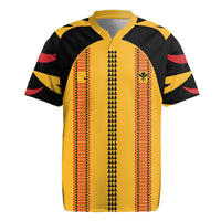 Hawaii Ahu Ula Inspired Rugby Jersey Yellow Version LT05 Yellow - Polynesian Pride
