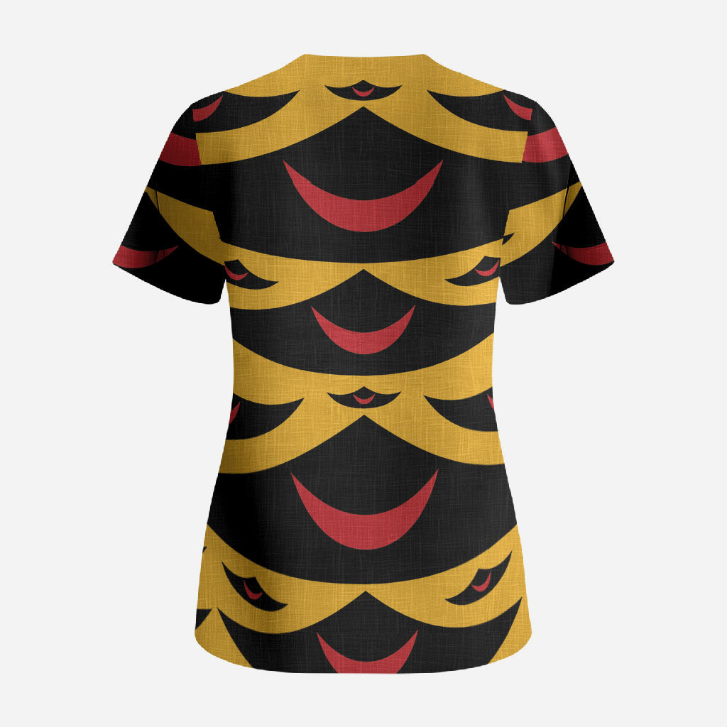 Hawaii Ahu Ula Inspired Scrub Top Yellow Version LT05 - Polynesian Pride