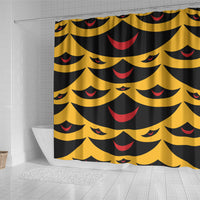 Hawaii Ahu Ula Inspired Shower Curtain Yellow Version LT05 - Polynesian Pride