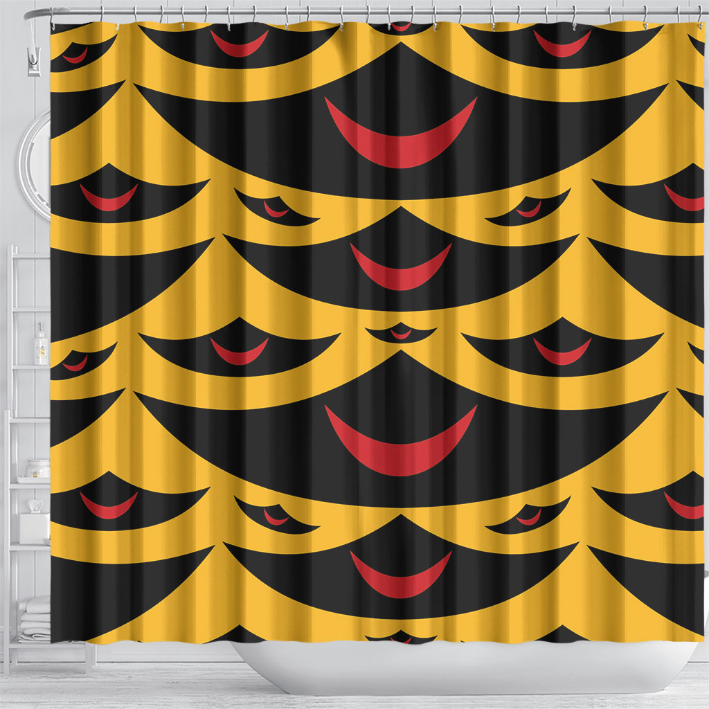 Hawaii Ahu Ula Inspired Shower Curtain Yellow Version LT05 - Polynesian Pride