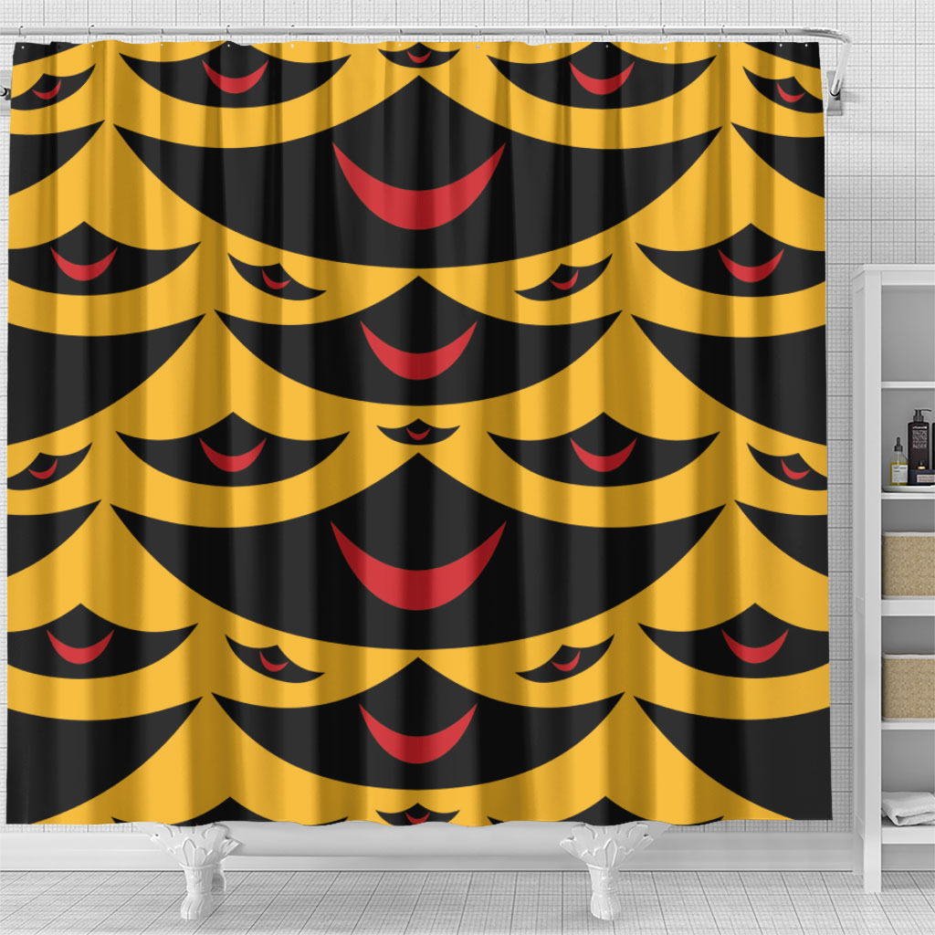 Hawaii Ahu Ula Inspired Shower Curtain Yellow Version LT05 - Polynesian Pride