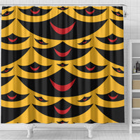 Hawaii Ahu Ula Inspired Shower Curtain Yellow Version LT05 - Polynesian Pride