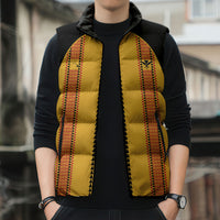 Hawaii Ahu Ula Inspired Sleeveless Puffer Jacket Yellow Version LT05 - Polynesian Pride