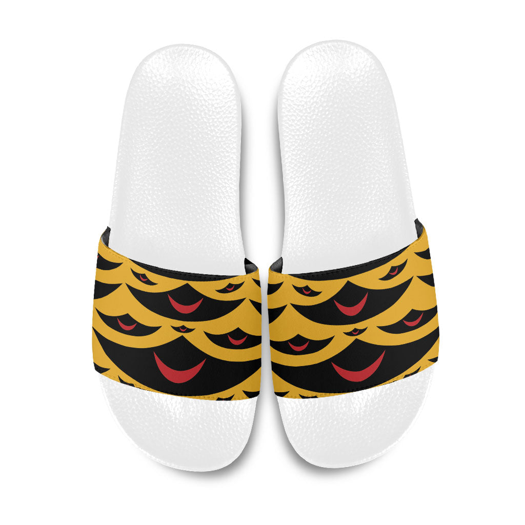 Hawaii Ahu Ula Inspired Slide Sandals Yellow Version LT05 Yellow - Polynesian Pride