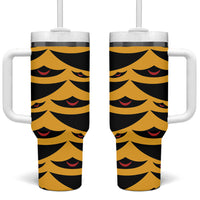Hawaii Ahu Ula Inspired Tumbler With Handle Yellow Version LT05 One Size: 40 oz Yellow - Polynesian Pride