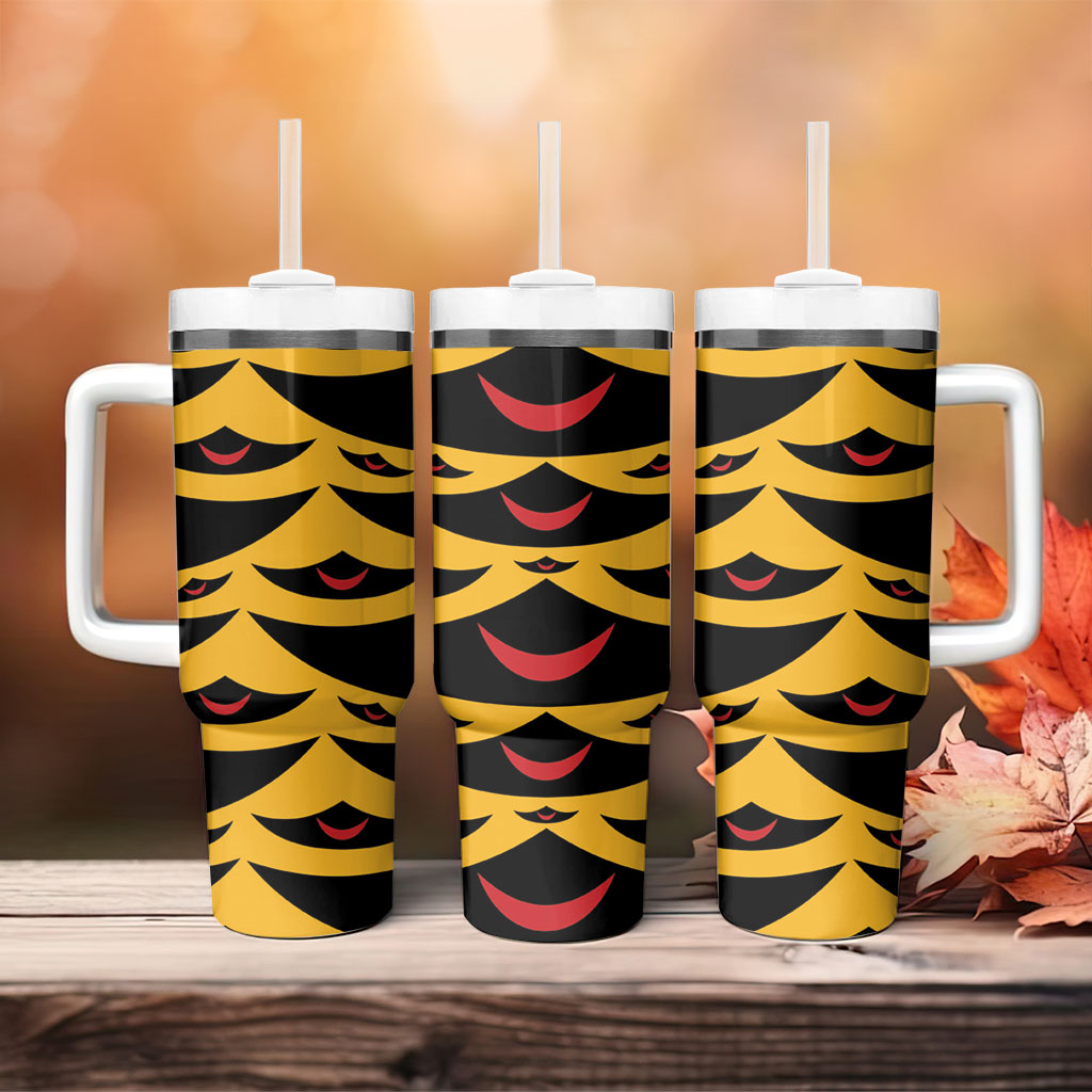 Hawaii Ahu Ula Inspired Tumbler With Handle Yellow Version LT05 - Polynesian Pride