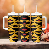 Hawaii Ahu Ula Inspired Tumbler With Handle Yellow Version LT05 - Polynesian Pride